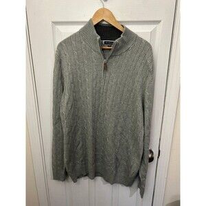 Club Room Men's Cable Knit Quarter-Zip Sweater